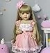 Reborn Baby Doll - 22inch 55cm Vinyl Silicone Girl Long Hair Ages 3+