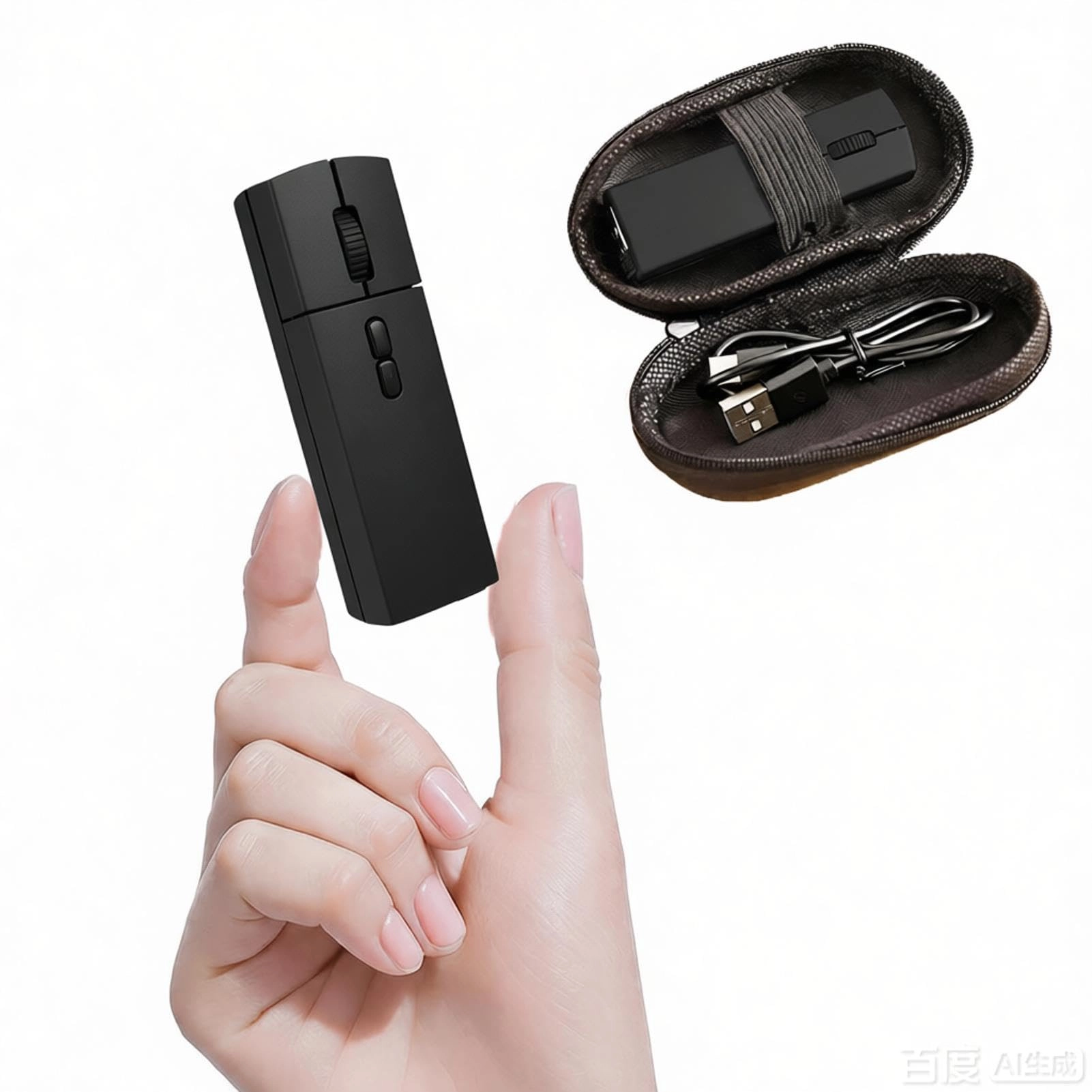 3 Mode Magnetic Ultra-Thin Mouse - Bluetooth USB