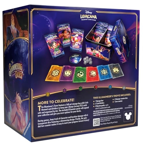 Illumineer's Trove Shimmering Skies - 8 Booster packs Card storage box