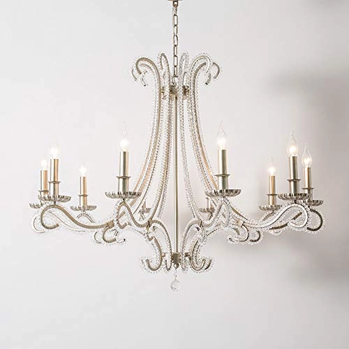 American vintage candle chandelier - 3000K