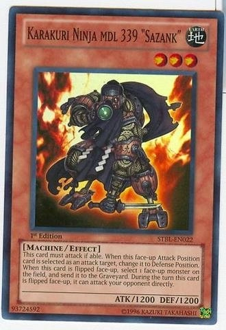 Yu-Gi-Oh! Karakuri Ninja mdl 339 Sazank STBL-EN022 - 1st Edition