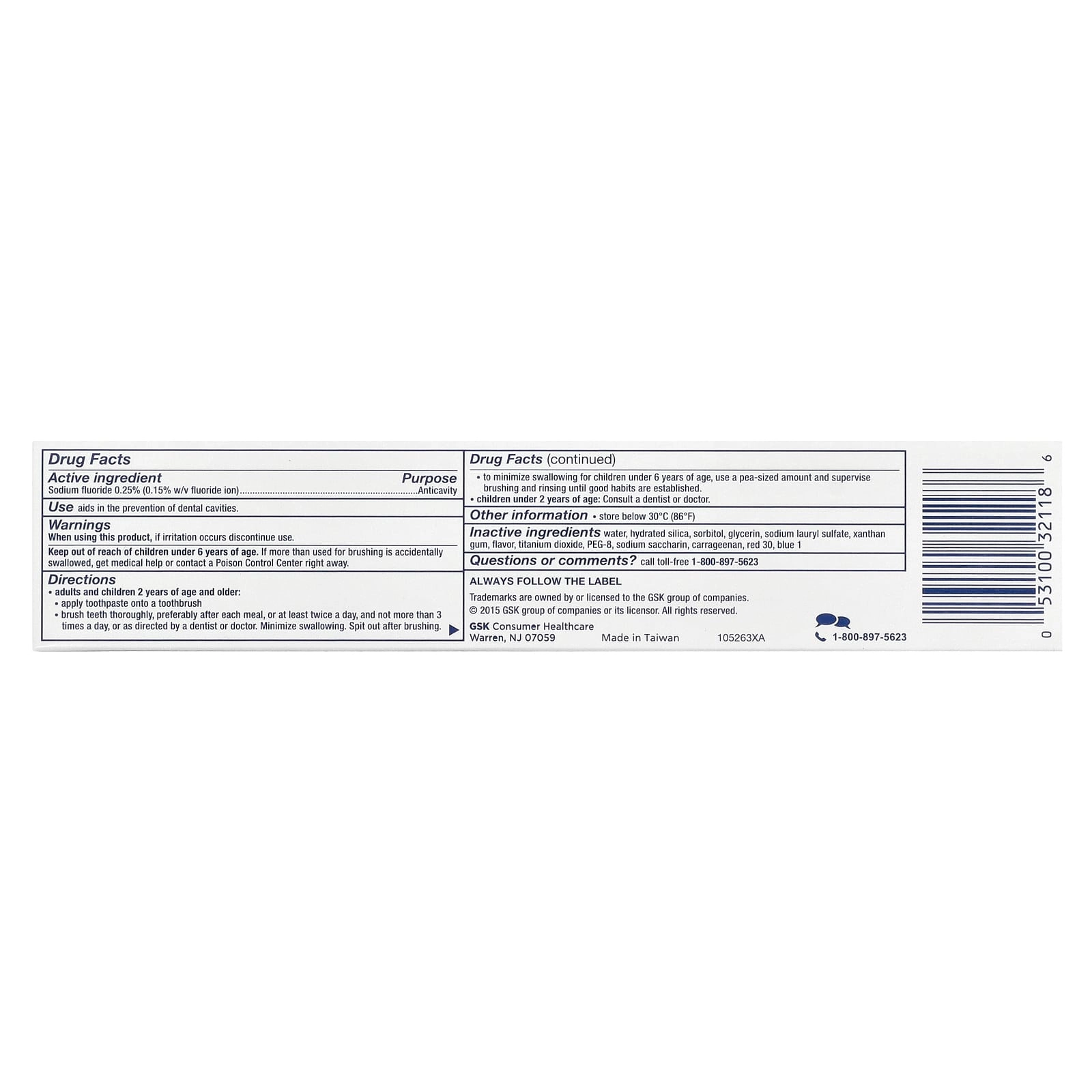 Triple Protection Fluoride Cool Mint Toothpaste 158.8 g