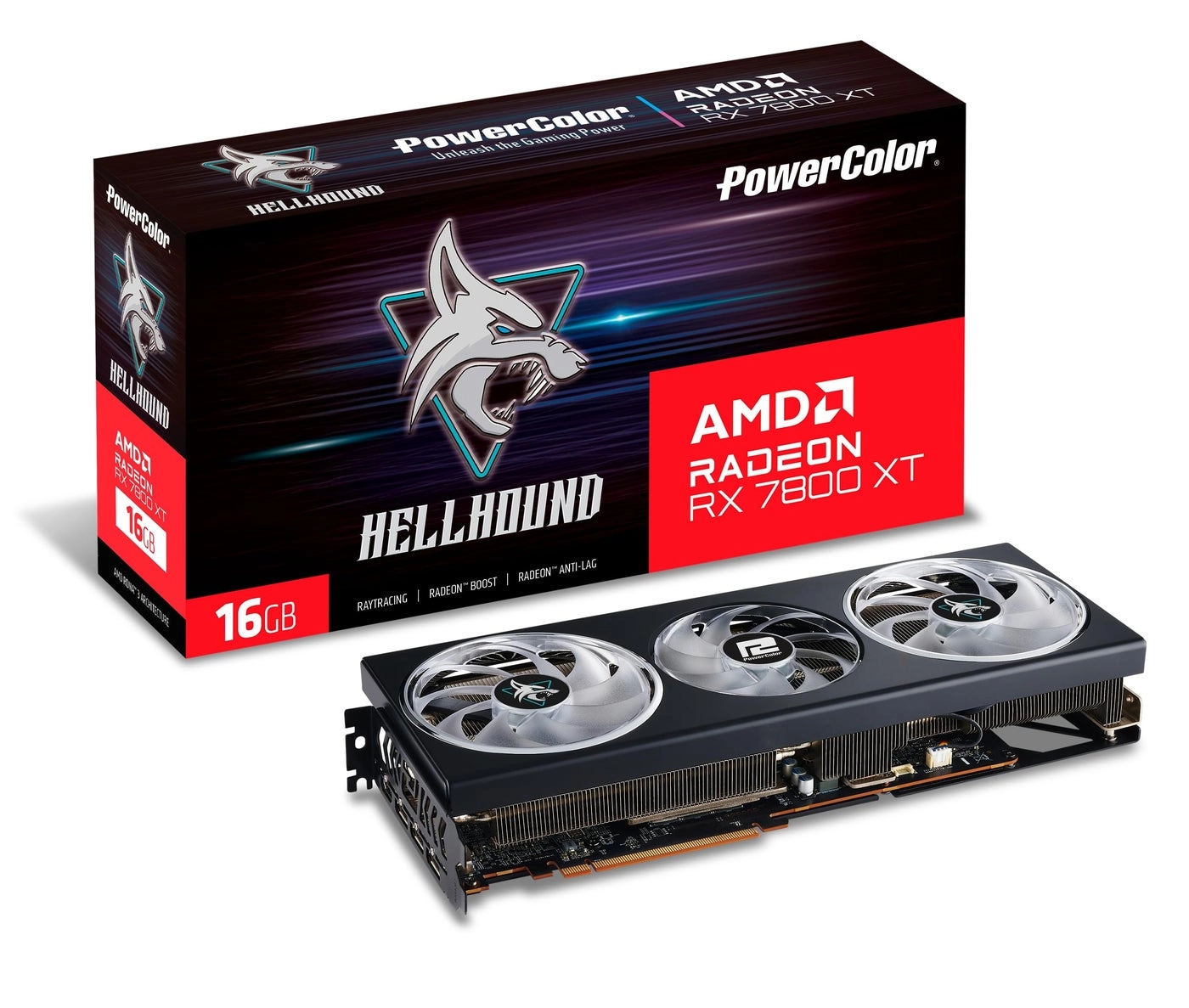 PowerColor Hellhound AMD Radeon RX 7800 XT - 16GB