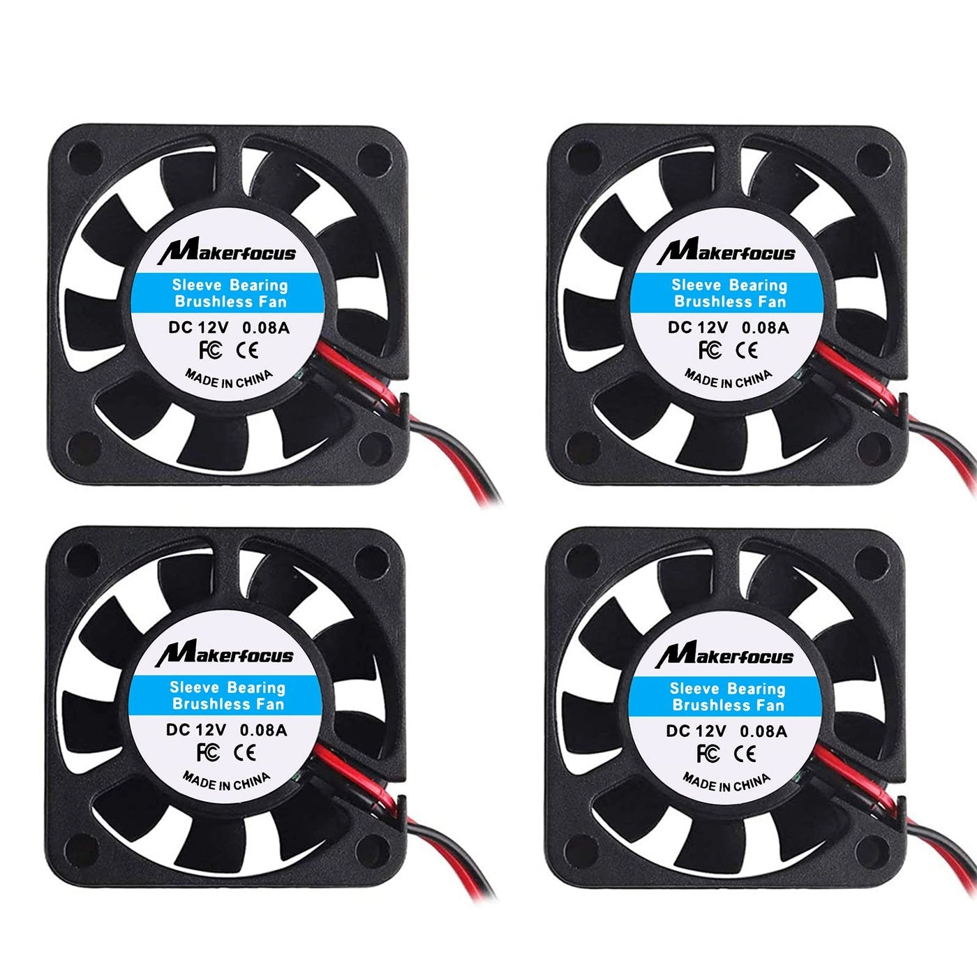 MakerFocus 3D Printer Fan - 4pcs 40mm