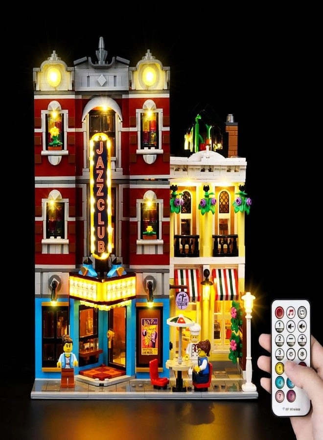 Kyglaring LED Lighting Kit for Lego Icons Jazz Club 10312 - Remote Version