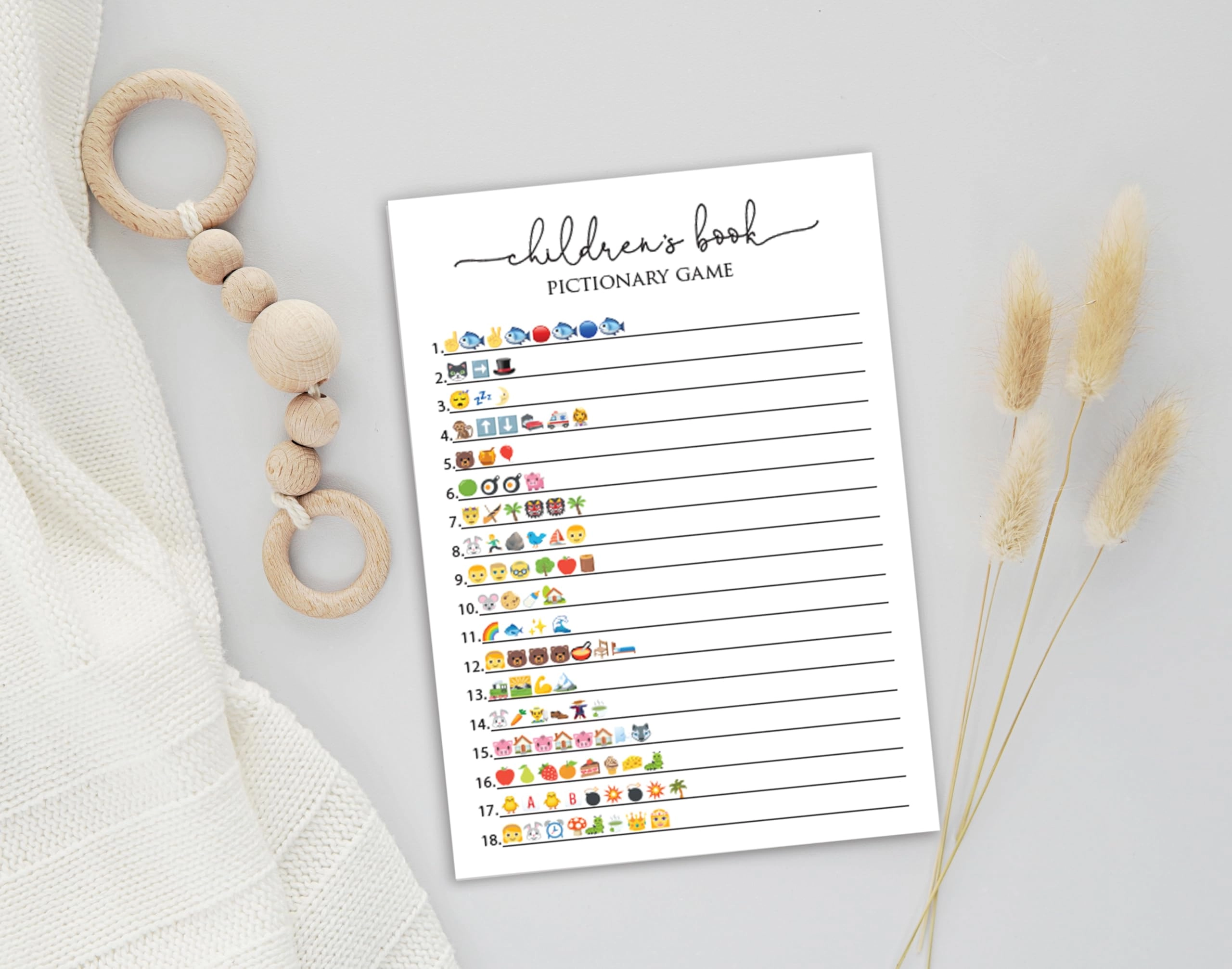 InvitationHouse Children's Book Emoji Pictionary - English Adult 24