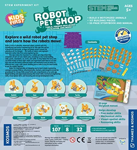 Kids First Robot Pet Shop mechanical engineering - 5 - 15 years