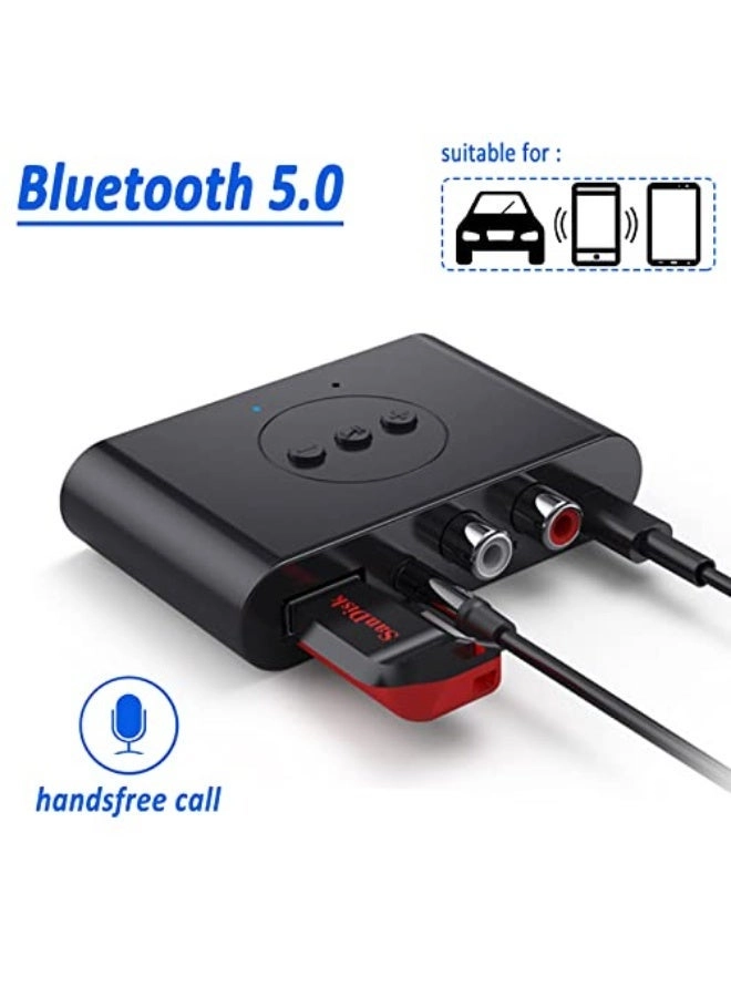Chabeia Bluetooth Audio Receiver - Bluetooth 5.3 3.5mm RCA USB