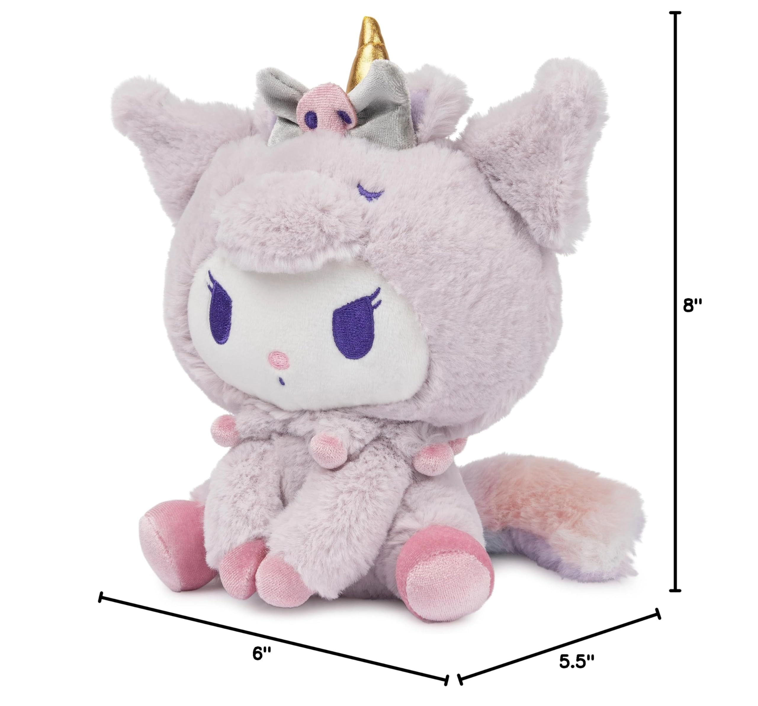 Kuromi Unicorn 15 cm Plush