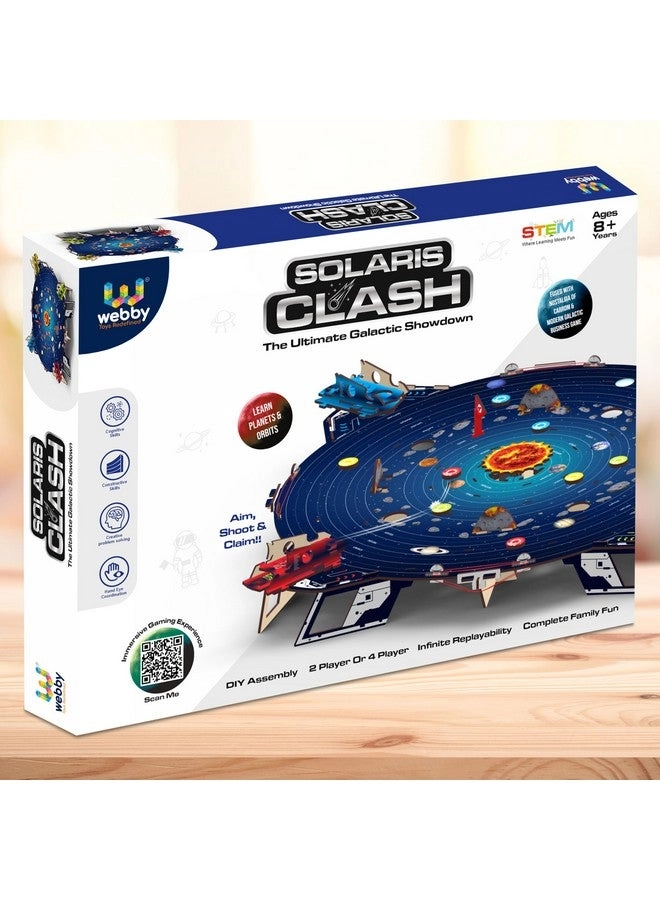 Solarish Clash - DIY Wooden Multiplayer Space Elements & Solar System Fun Facts
