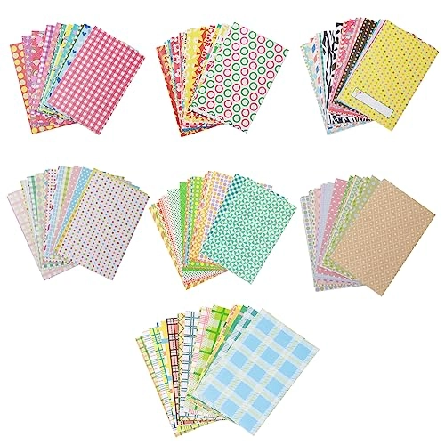 Colorful Photo Paper Frame Set - 140 pieces 8.5 x 5.5 cm