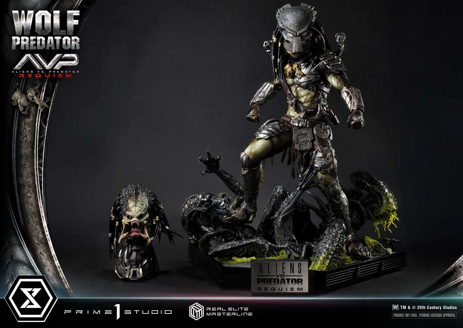 Requiem Wolf Predator - Aliens vs Predator - H:95cm
