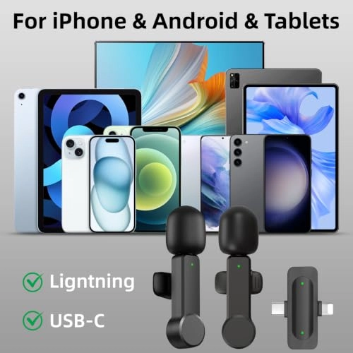 K2 Wireless+Lightning+USB Microphone