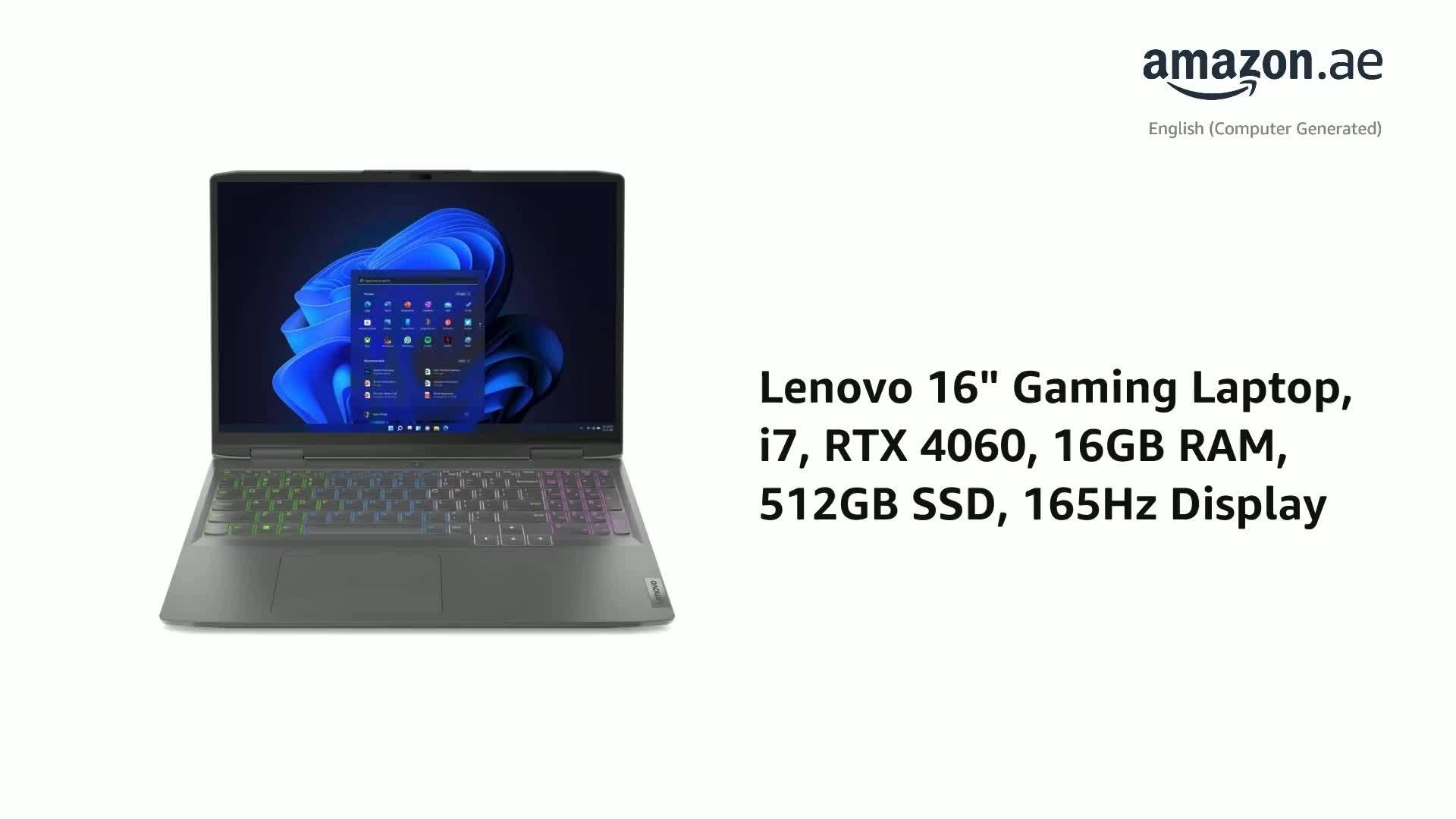 LOQ 16IRH8 82XW006LAX - 16'' i7-13620H 16GB DDR5 512GB SSD