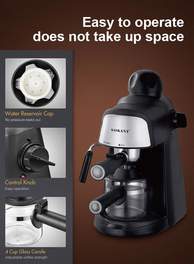 SK-6810 - Milk Frother 4-Cup