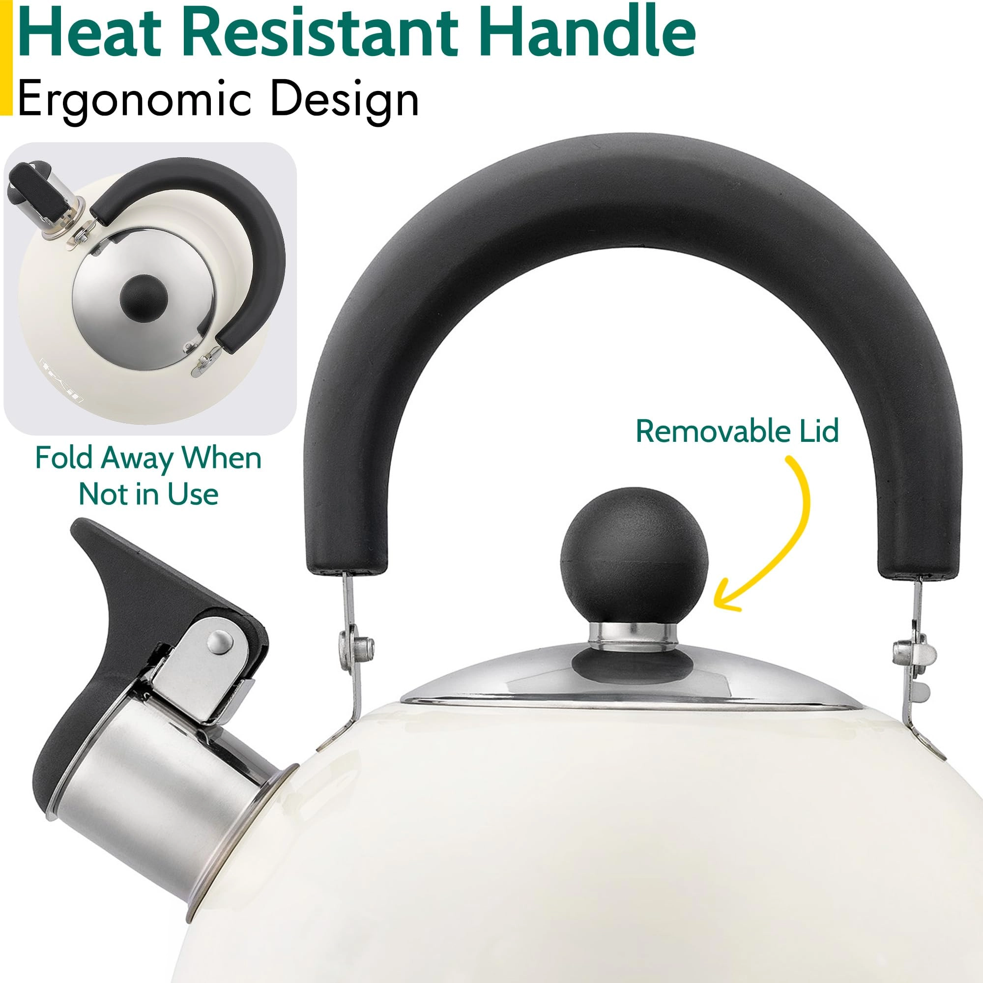 Whistling Camping Kettle - 2L