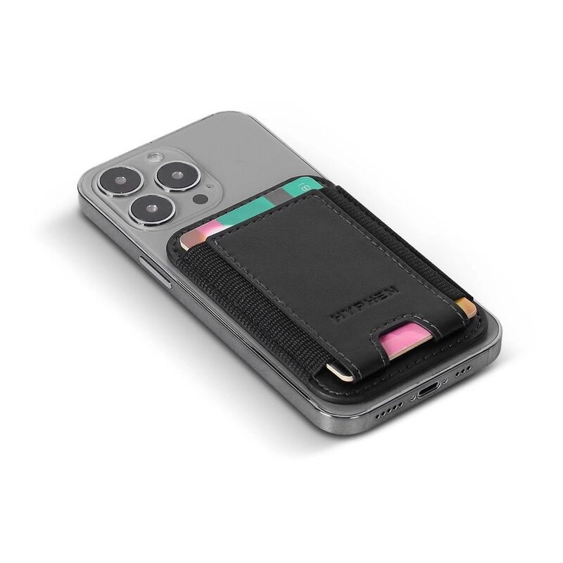 Magsafe Wallet Card Holder - Stand Black