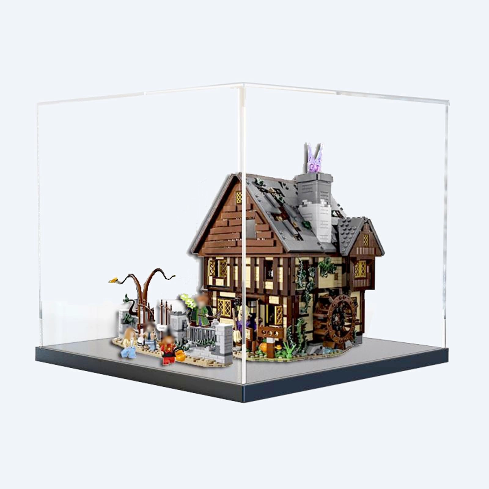 TIANQING Display Box for LEGO 21341 Sandersen Sisters' Cottege Building Set - Acrylic Sandersen Sisters' Cottege