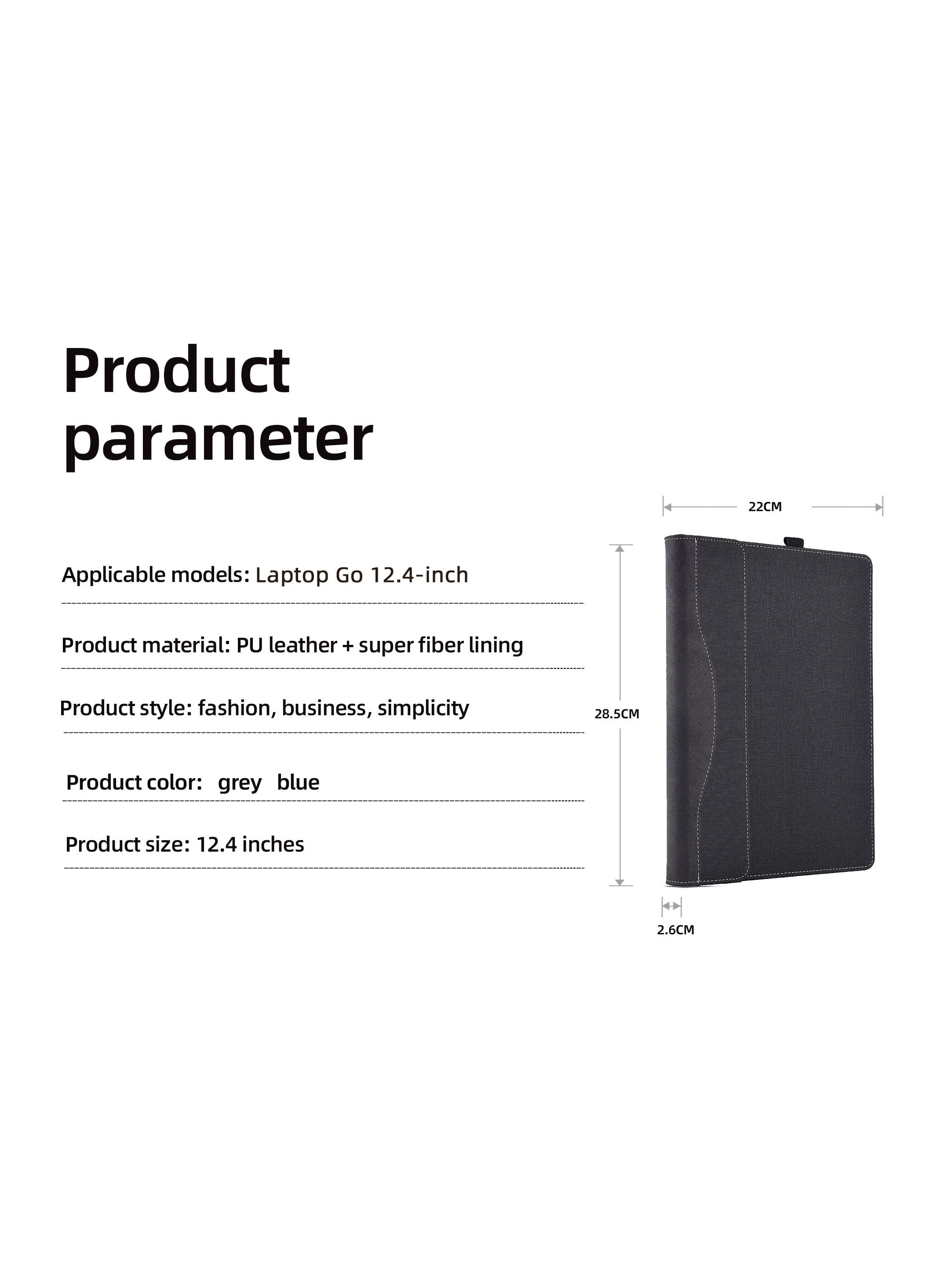 Case for Microsoft Surface Laptop Go - 12.4 Inch