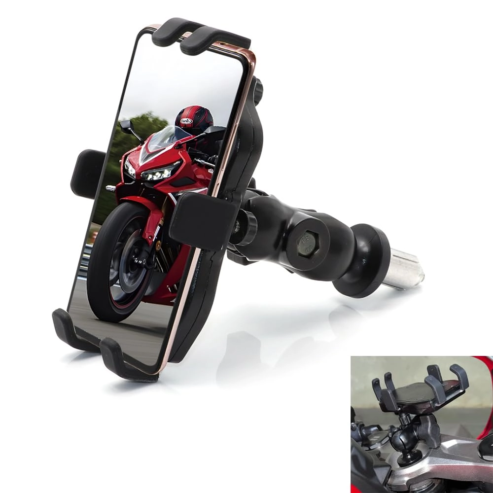 evomosa Mobile Phone Holder - Adjustable Handlebar Mount Fits 5.5''-7''