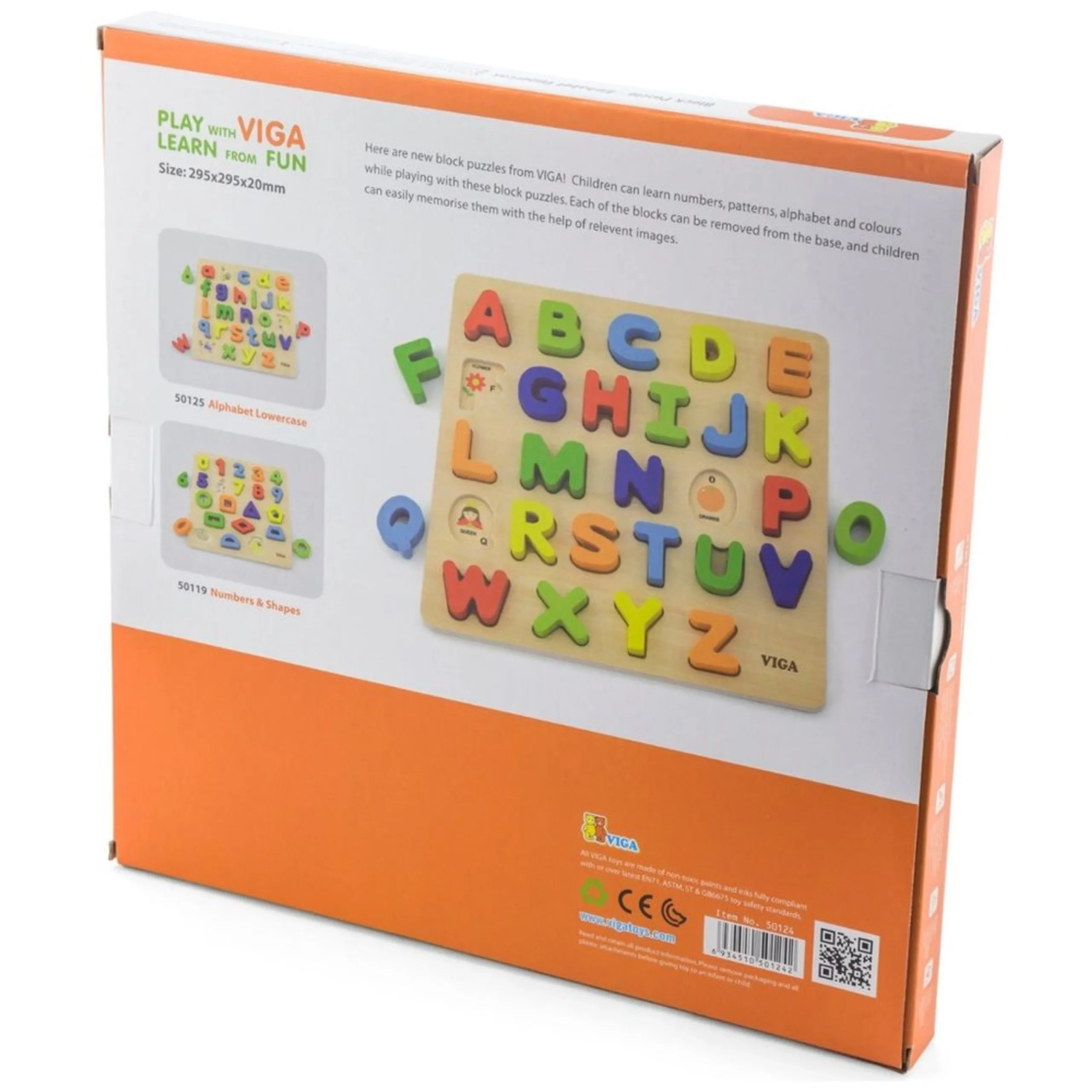 Uppercase Alphabets Block Puzzle - 26 pcs