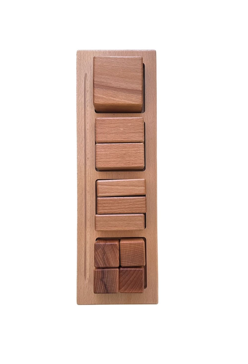 Fraction Board Square, - Suitable for 3 years and above 11 pieces