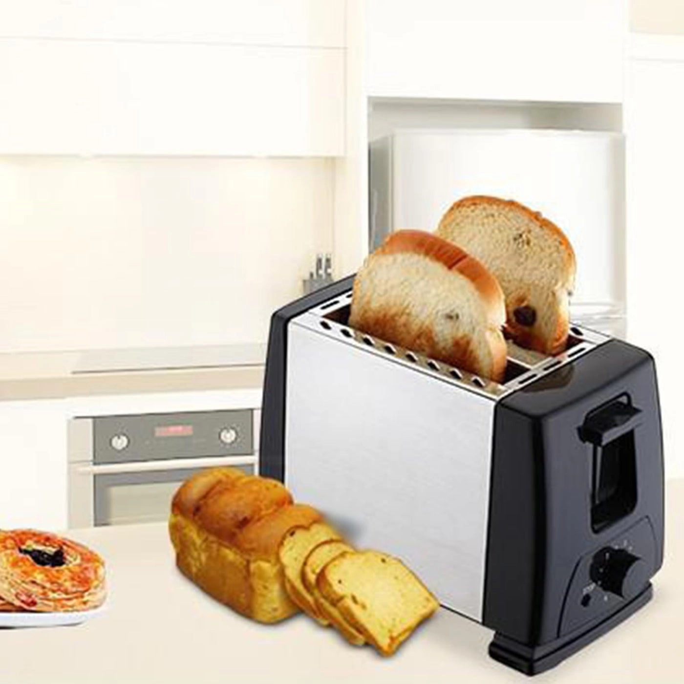 2 Slice Automatic Pop Up Toaster