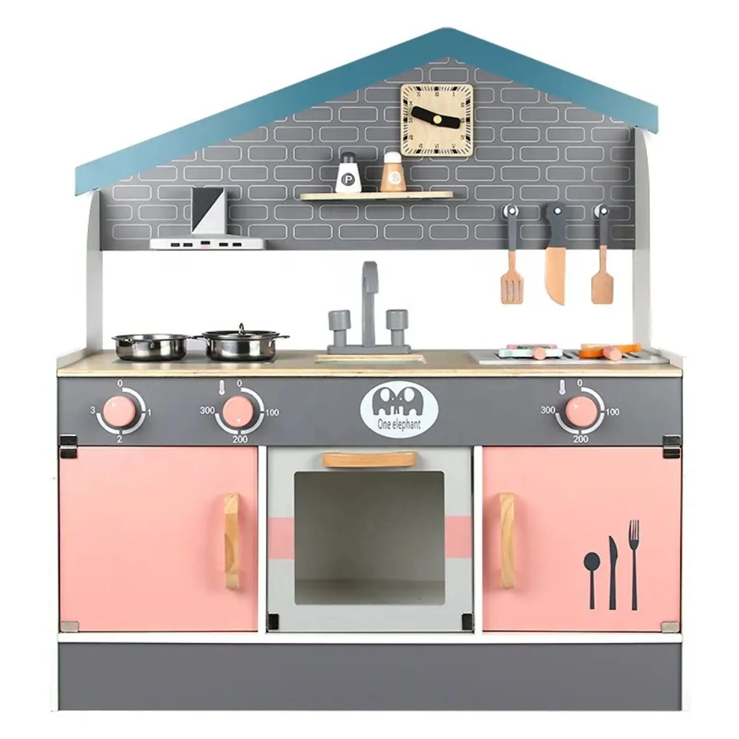 Factual Toys Kids Japanese Style Kitchen Wooden - Playset G (19188949-FT_MSN_21007)
