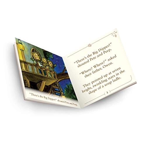 Owl Father Owen + Owl Mother Delores + Owl Baby Peep + Owl Boy Pete + Story Book - 3+ Years 5 pieces