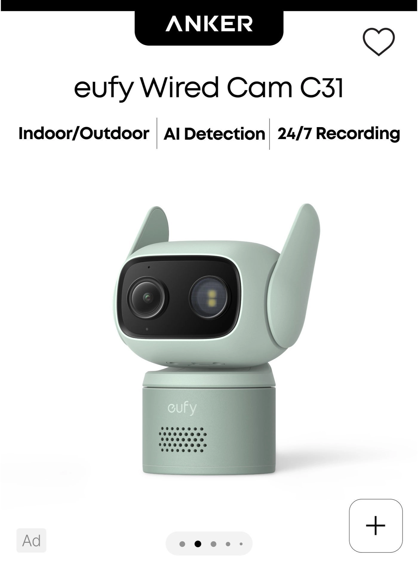 Eufy Wired Cam C31