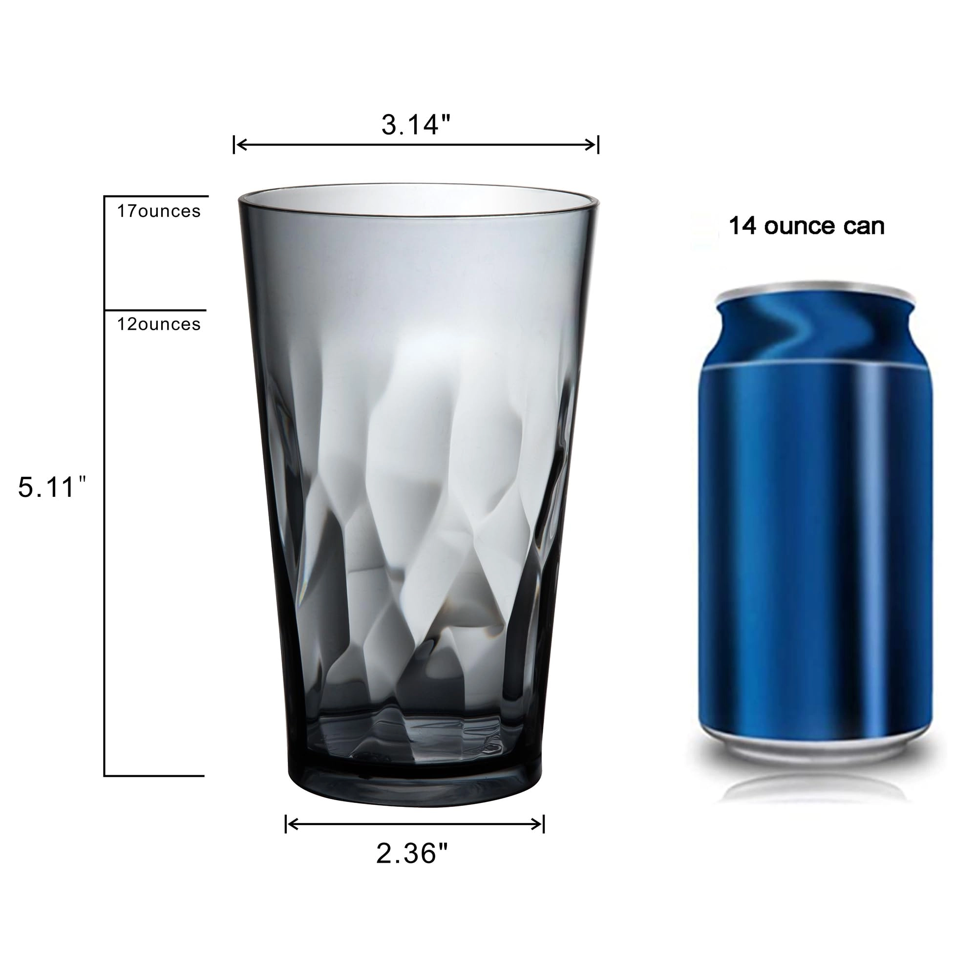 Plastic Tumbler - 6 pcs