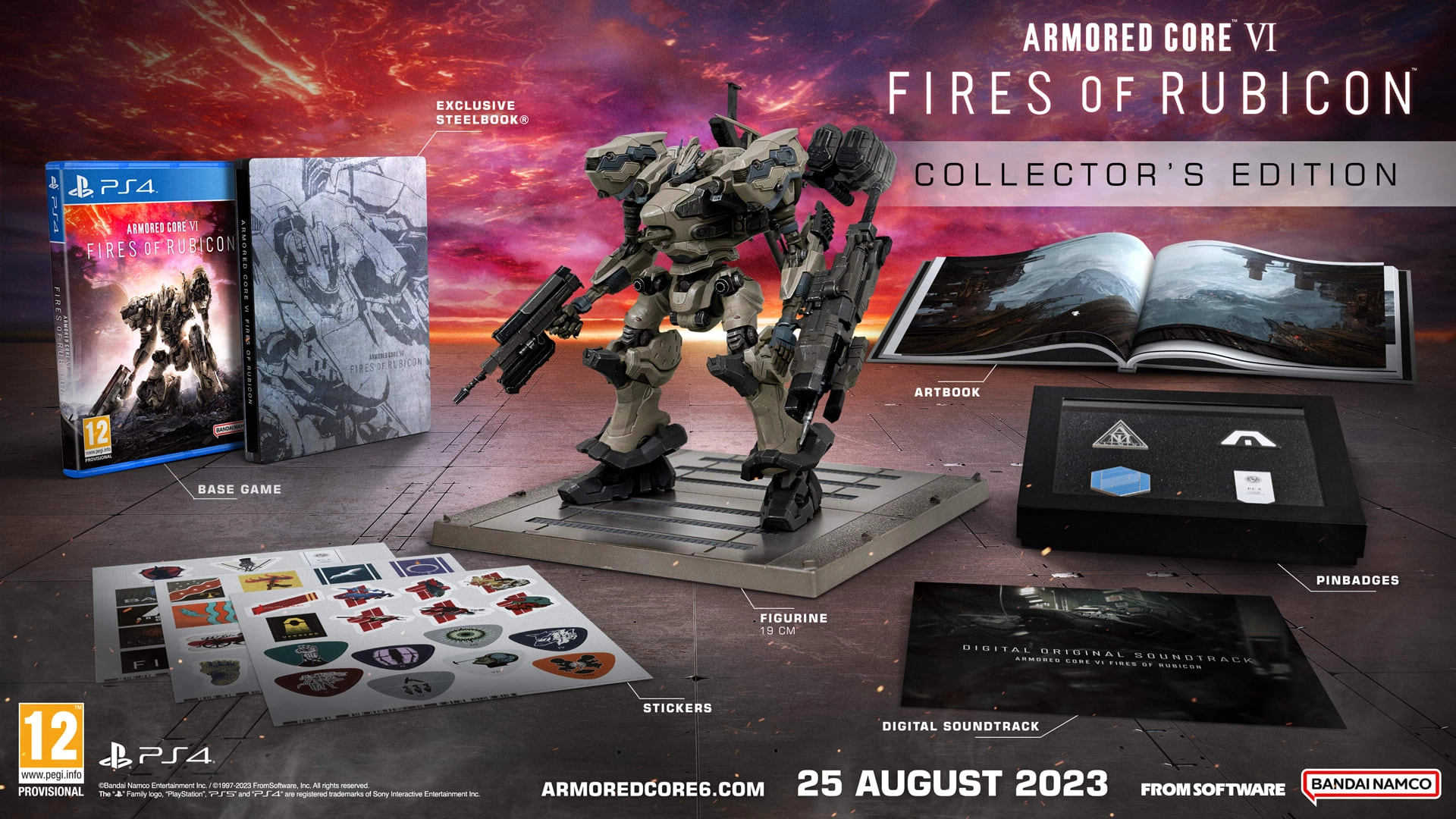 FromSoftware Armored Core VI Fires of Rubicon Collector's Edition - PlayStation 4