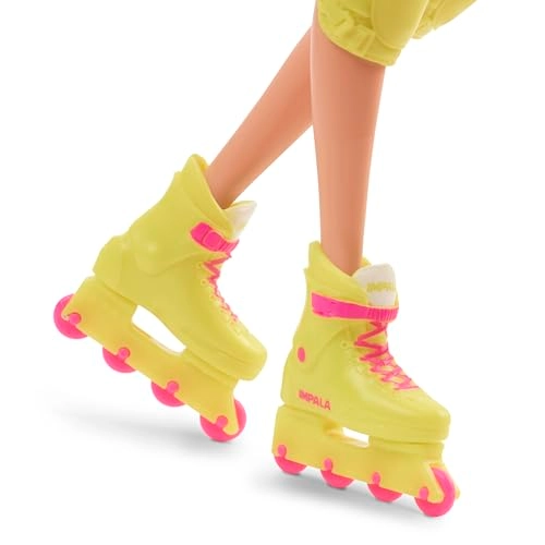 Margot Robbie Skating Doll - Neon Outfit Inline Skates Ages 12+