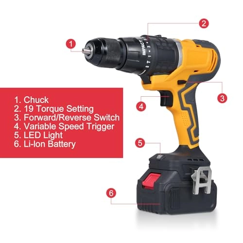 20V Cordless Power Tool Set