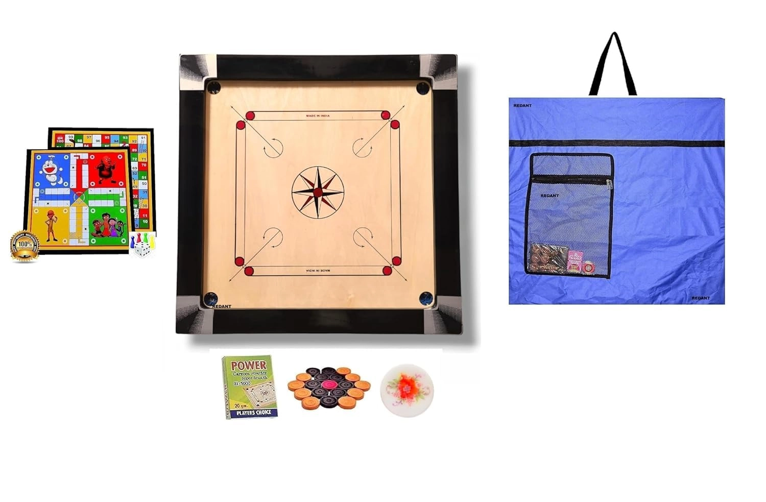 Carrom board - Black Pack