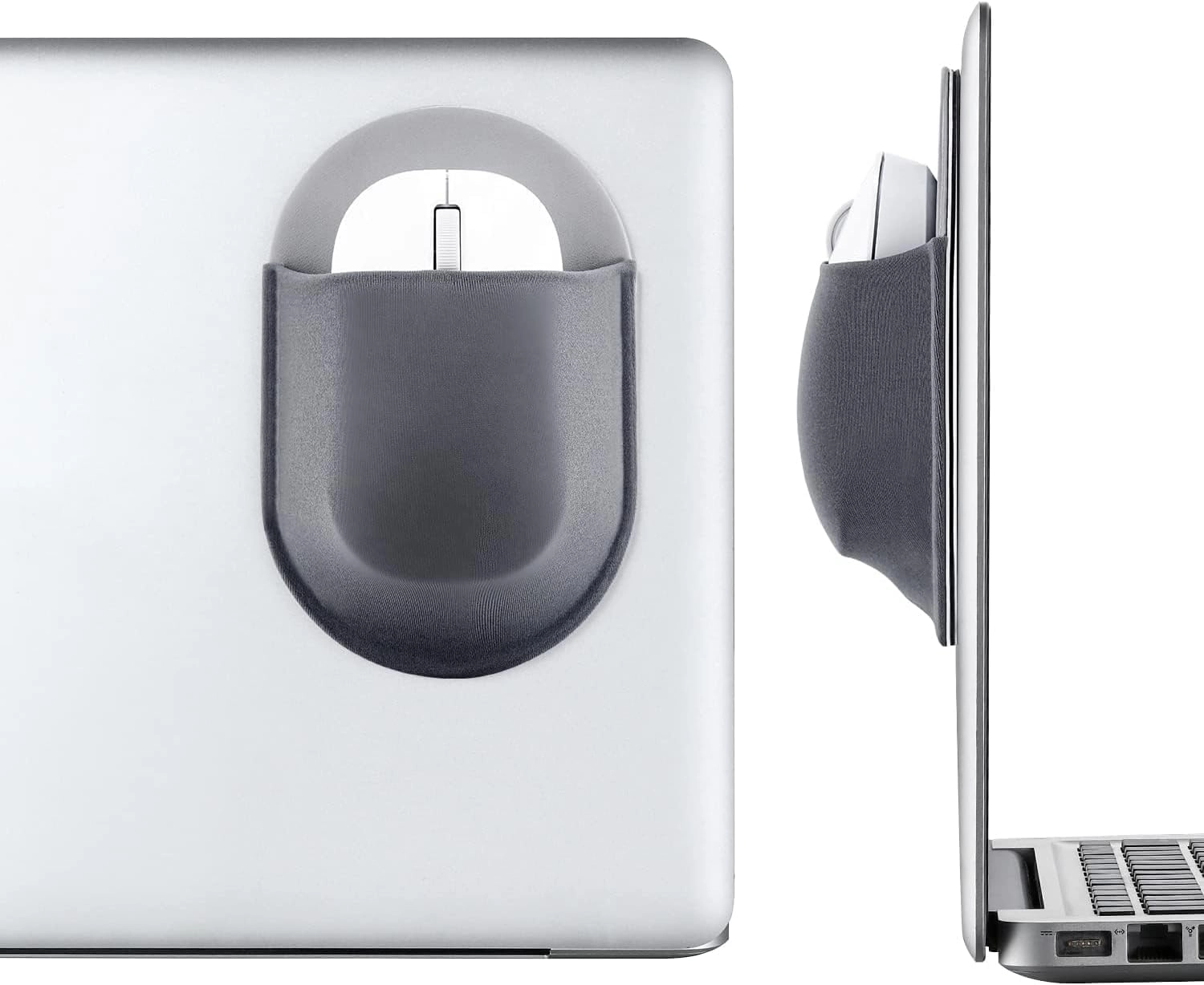 SWIUKPHE Universal Stick-on Mouse Pouch - Reusable No Glue Residue