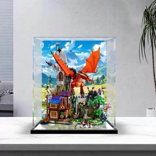 LEGO Figures Display Box (21348) - Dungeons & Dr-agons: Red Dr-agon's Tale