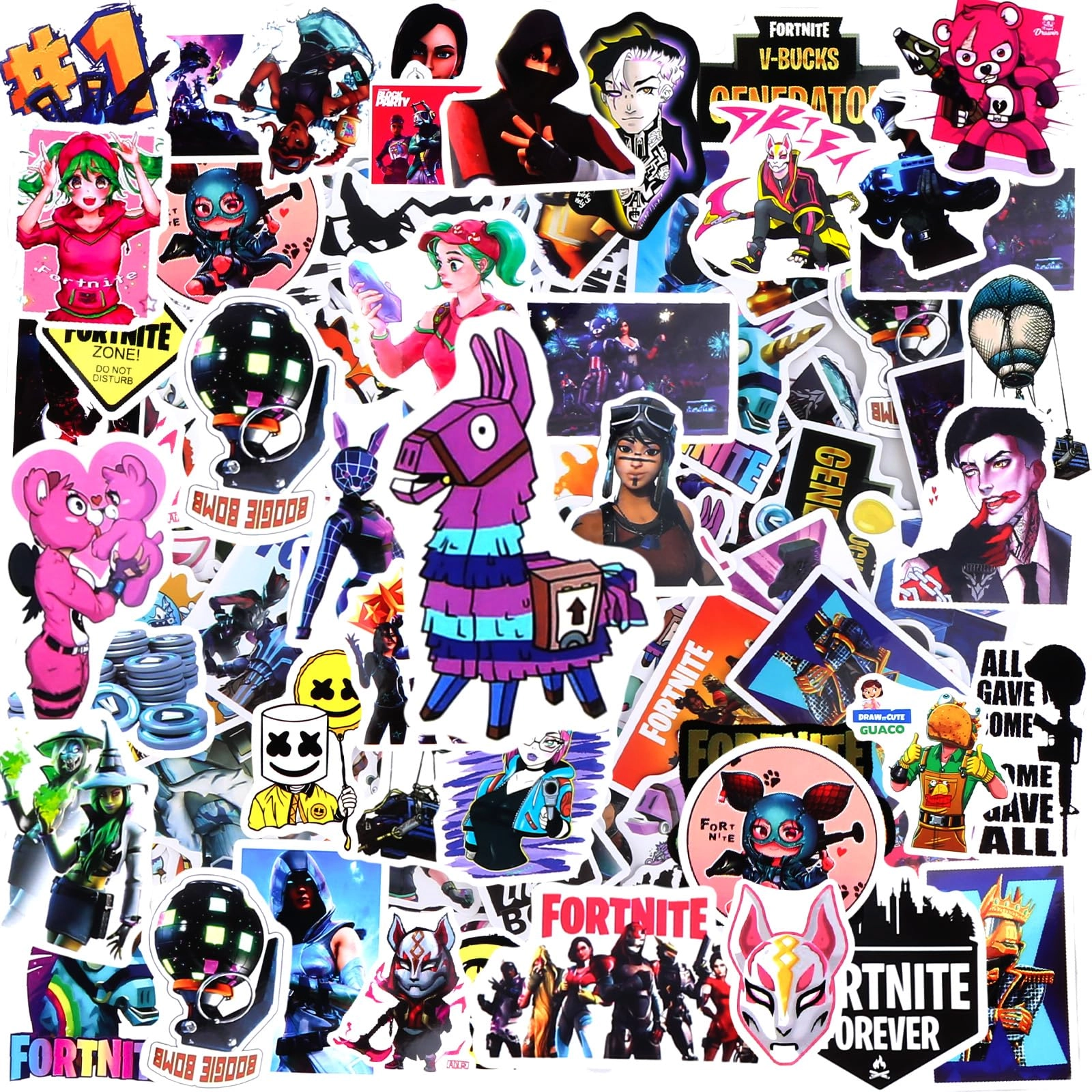 Ainvliya Game Theme Sticker Book 100 pcs