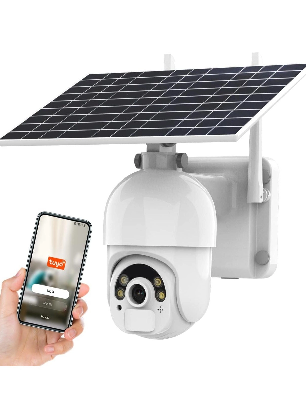 AROAQ Solar Outdoor Security Camera 1080P