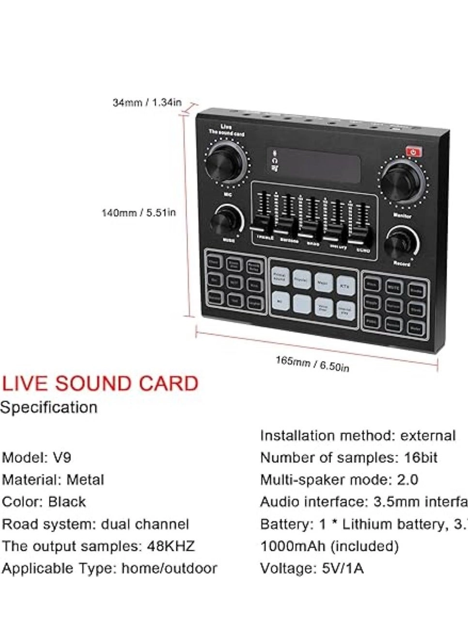 V9 Wired Microphone + BM800 Wired Microphone