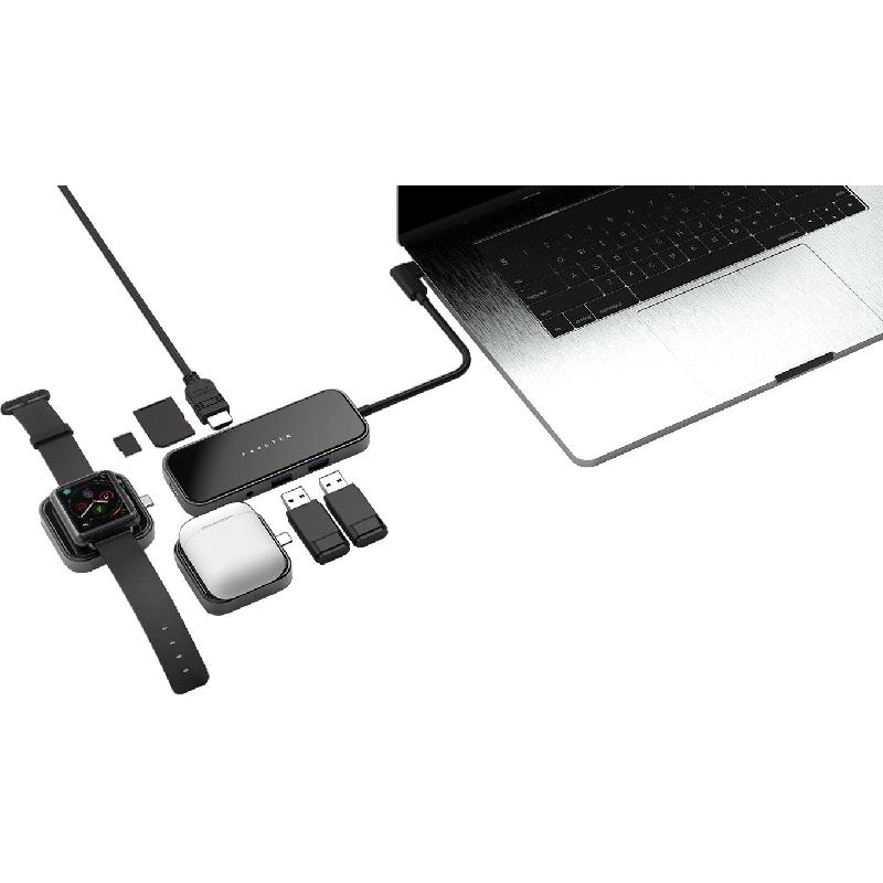Glass Panel Hub - USB-C 7 Port