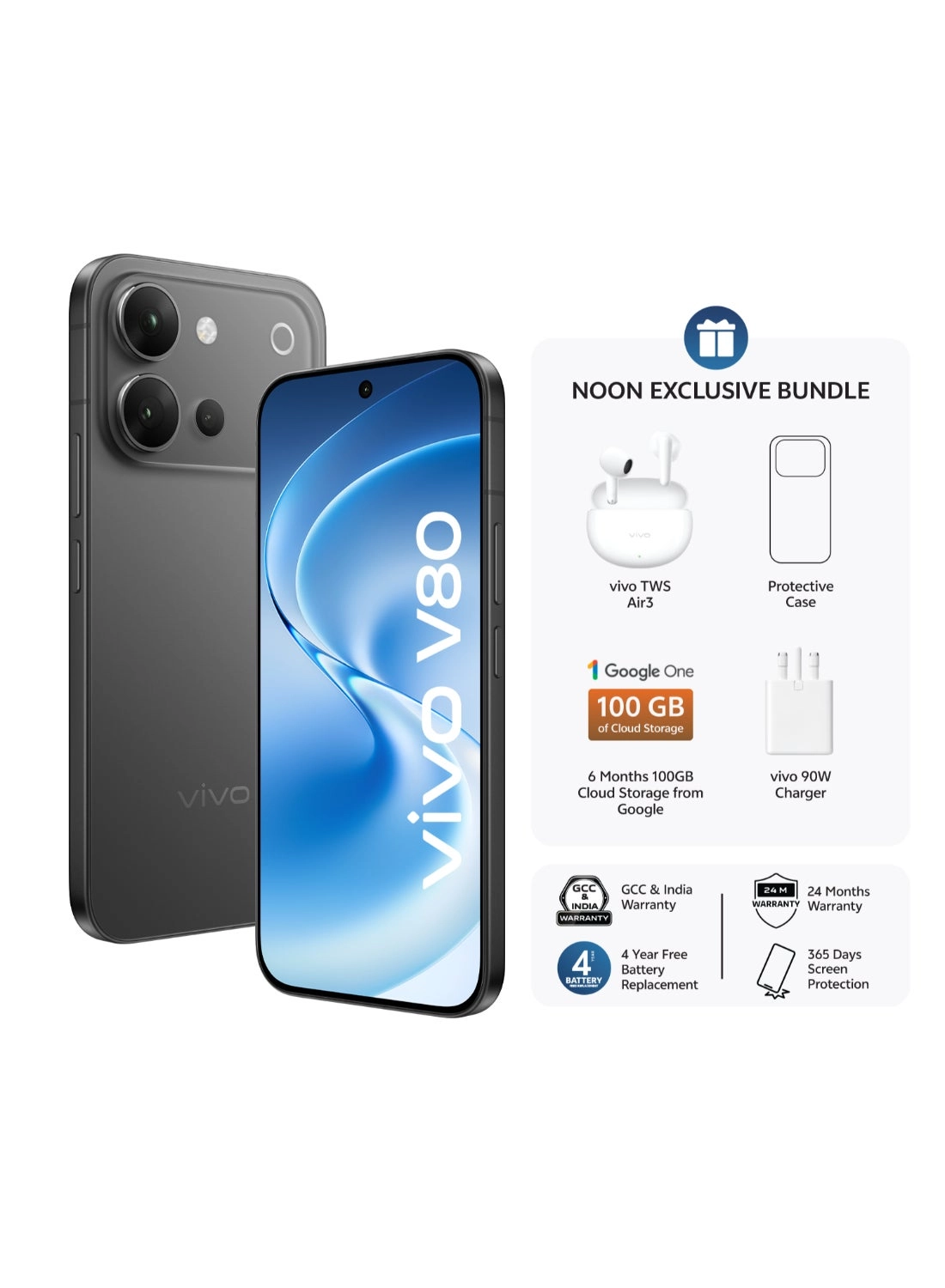 V80 8GB 512GB + vivo TWS