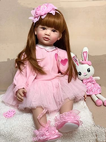 Reborn Baby Doll - 24 Inch Vinyl Silicone Girl Ages 3+