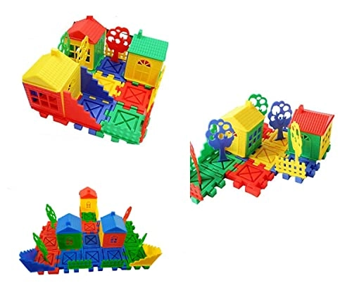 House Building Blocks - Construction 45 pcs