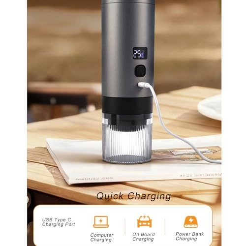 Portable Coffee Maker - 120ml coffee powder and capsules