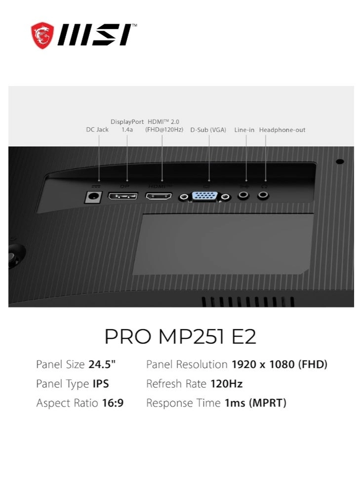 PRO MP251 E2 - 9S6-3PD2CM-001 25 in 1920x1080