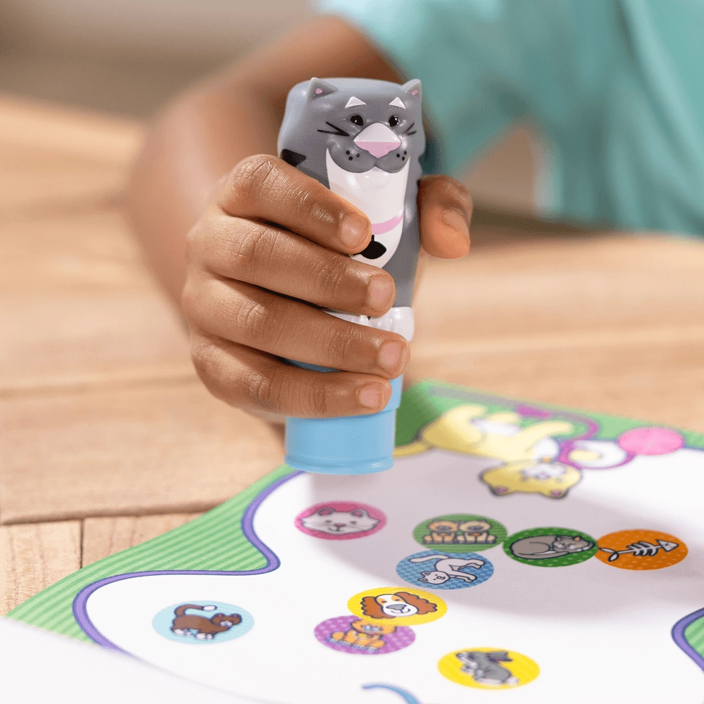 Cat Activity Sticker Book Stamper 300 pcs