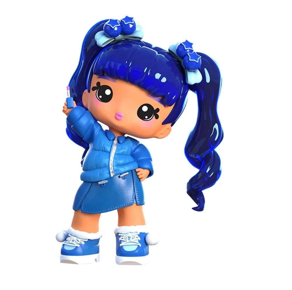 Rory Blueberry Lipgloss Doll - 4" Blueberry Scent Ages 4+