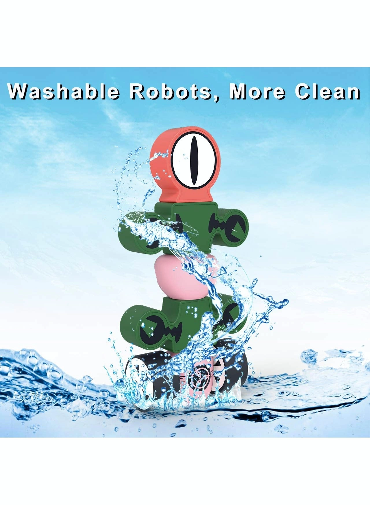 Magnetic Robots - 5 pieces 3 years+