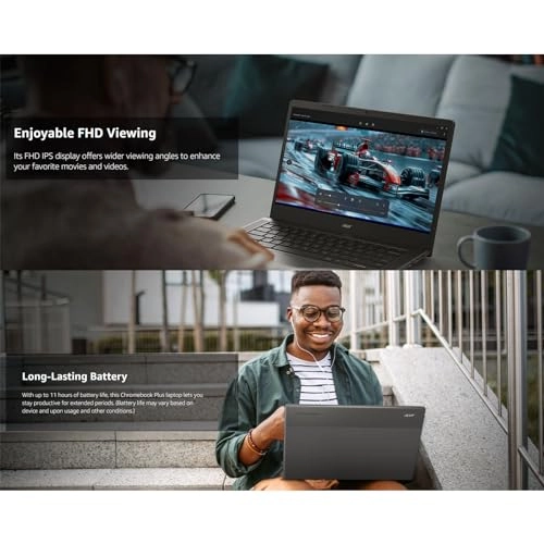 Chromebook Plus 515 CB515-2HT-33M4 - 15.6'' Core i3-1305U 8GB DDR5 256GB SSD